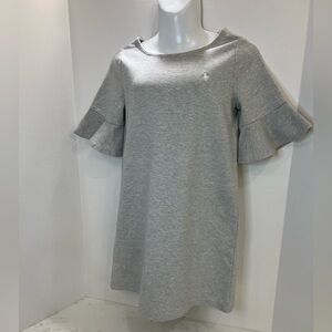 Ralph Lauren Gray Sheath Dress with Bell Sleeves